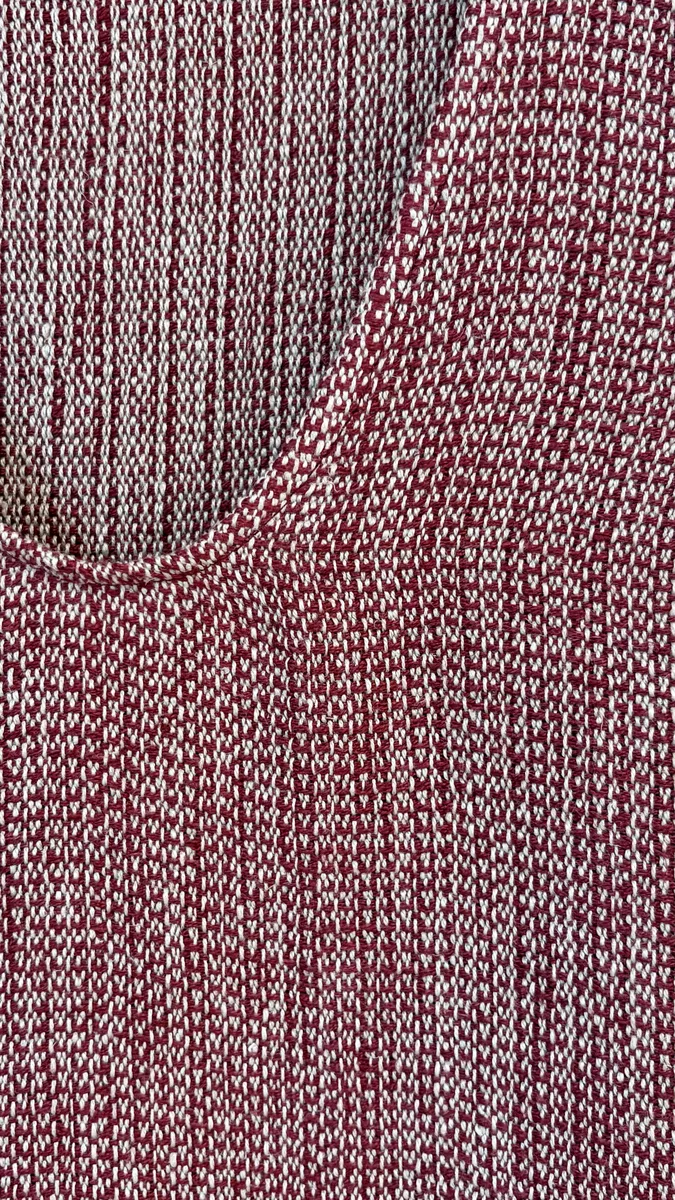 robe en lin bordeaux